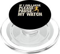 If I Collapse Please Pause My Watch PopSockets PopGrip pour MagSafe