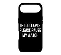 If I Collapse Please Pause My Watch Running Marathon Runner Coque pour iPhone Air