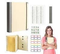 If I Die Classeur, In Case I Die Document Folder, Organisateur De Documents Importants Avec Autocollants, In Case I Go Missing Binder, Folio Document Organizer, Portable File Folder Pour La Maison