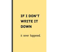 If I don’t write it down, it never happened: A thoughtful gift for the forgetful mind