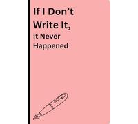 If I Don’t Write It, It Never Happened: Where Thoughts Go So They Don’t Disappear