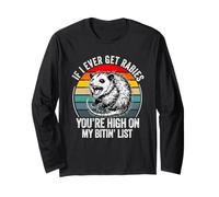 If I Ever Get Rabies, You're High on My Bitin' List Raton Laveur Manche Longue