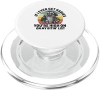 If I Ever Get Rabies, You're High on My Bitin' List Raton Laveur PopSockets PopGrip pour MagSafe