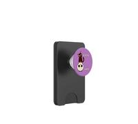 If I Fits I Sits Black Cat in Skull Kitten Lovers PopSockets PopWallet pour MagSafe
