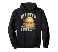 If i Fits i Sits Forever Sweat à Capuche