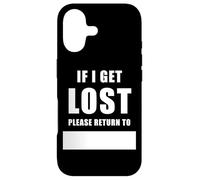 If I Get Lost Please Return to - Family Reunite Fill Blank Coque pour iPhone 17
