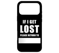 If I Get Lost Please Return to - Family Reunite Fill Blank Coque pour iPhone 17 Pro Max