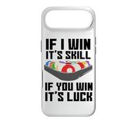 If I Win It's Skill If You Win It's Luck Joueur de Billard Coque pour iPhone Air