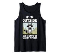 If I'm Outside It Wasn't My Idea Funny Introverti Débardeur