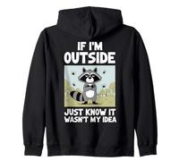 If I'm Outside It Wasn't My Idea Funny Introverti Sweat à Capuche