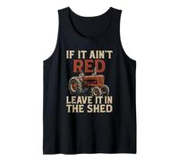 If It Ain't Red Leave It Tractors Funny Farmer Farmer Farming Mens Débardeur
