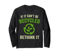 If It Can't Be Recycled Earth Day Planet Étudiants Enseignants Manche Longue