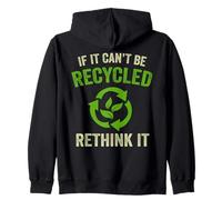 If It Can't Be Recycled Earth Day Planet Étudiants Enseignants Sweat à Capuche
