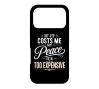If It Costs Me My Peace Too Cher Self Care Wellness Coque pour iPhone 17 Pro