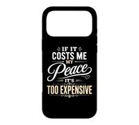 If It Costs Me My Peace Too Cher Self Care Wellness Coque pour iPhone 17 Pro Max