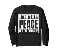 If It Costs Me My Peace Too Cher Self Care Wellness Manche Longue