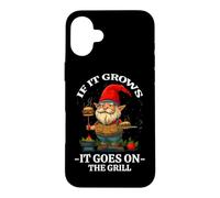 If IT Grows IT Goes on The Grill Coque pour iPhone 16 Plus