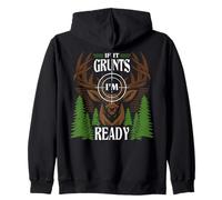 If It Grunts Wild Boar Hunter Wild Hog Hunting Sanglier Saison Sweat à Capuche