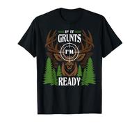 If It Grunts Wild Boar Hunter Wild Hog Hunting Sanglier Saison T-Shirt