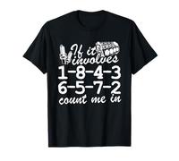 If It Implives 1-8-4-3-6-5-7-2 Count Me in V8 Car Guy Garage T-Shirt