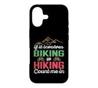 If It Involves Biking and Hiking Count Me in Camping Camper Coque pour iPhone 17