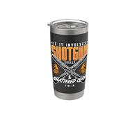 If It Involves Shotgun Shells Skeet Shooter Clay Shooter Gobelet isotherme en acier inoxydable double paroi
