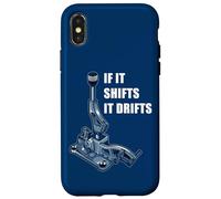 If It Shifts It Drifts: Funny Manual Shift Gearbox Car Humor Coque pour iPhone X/XS