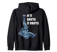 If It Shifts It Drifts: Funny Manual Shift Gearbox Car Humor Sweat à Capuche