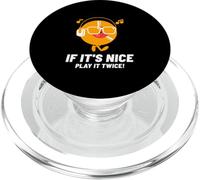 If It's Nice Play It Twice (Music DJ Statement & Graphic) PopSockets PopGrip pour MagSafe