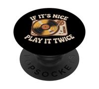 If It's Nice Play It Twice - PopSockets PopGrip Adhésif