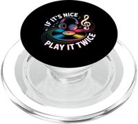 If It's Nice Play It Twice Vinyl Fan Collector Music PopSockets PopGrip pour MagSafe