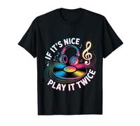 If It's Nice Play It Twice Vinyl Fan Collector Music T-Shirt