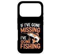 If I've Gone Missing, I've Gone Fishing Sarcastic Jokes Men Coque pour iPhone 17 Pro