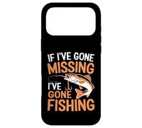 If I've Gone Missing, I've Gone Fishing Sarcastic Jokes Men Coque pour iPhone 17 Pro Max