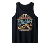 If Jiddo Can't Fix It No One Can Arabic Father's Day Débardeur