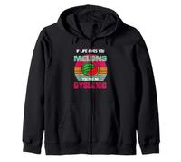 If Life Gives You Melons You May Be Dyslexique Citations drôles Sweat à Capuche