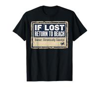 If Lost Return to Beach Coastal Crab Sign T-Shirt