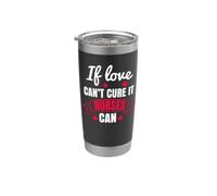 If Love Can't Cure It Nurses Can Funny Nursing Nurse Gobelet isotherme en acier inoxydable double paroi
