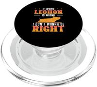 If Loving Lechon is Wrong I Don't Wanna Be Right Fans PopSockets PopGrip pour MagSafe