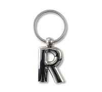 IF Metal Letter Keyring Personalised Alphabet Letters - Silver - R Porte-clés 7 Centimeters Argenté (Silver)
