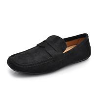 IF Mode Chaussures Mocassins Slip On Loafers Doux Homme Suède Synthétique Cuir Suède 2Y219, 219 Noir, 41 EU