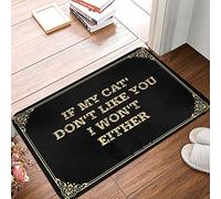 If My Cat's Don't Like You I Won't Either Tapis de terrasse avec baignoire épaisse