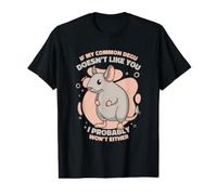 If My Common Degu Doesn't Like You Rat Degu Commun T-Shirt Graphique avec Valeur