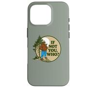 If Not You Who? Smokey Bear & Pine Tree Outdoor Badge Coque pour iPhone 16 Pro