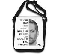 If One Day The Speed Kills Me Do Not Cry Sac à bandoulière Blanc