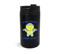 If Only Sarcasm Burned Calories Tasse de voyage humoristique Tortue Tasse de voyage isotherme Tasse à café portable