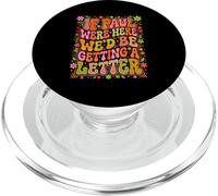 If Paul Were Here Groovy 70s Funny Christian Humour PopSockets PopGrip pour MagSafe