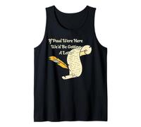 If Paul Were Here We'd Be Getting A Letter Bible Humour Faith Débardeur