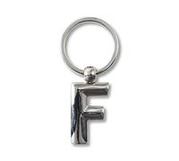 if Porte-clés en métal avec lettres de l'alphabet F, 7 cm, argenté, Argenté., 7 cm, Classique