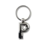if Porte-clés en métal avec lettres de l'alphabet P, 7 cm, argenté, Argenté., 7 cm, Classique